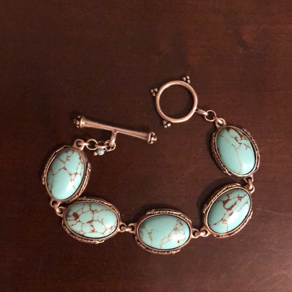 COPY - Lucky Brand Turquoise Toggle Bracelet